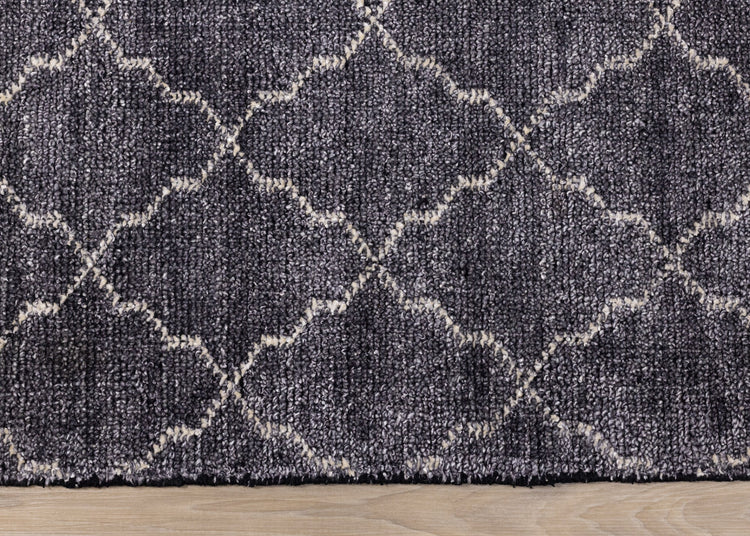 Atlas Charcoal Hand Tufted Area Rug by Kalora Interiors