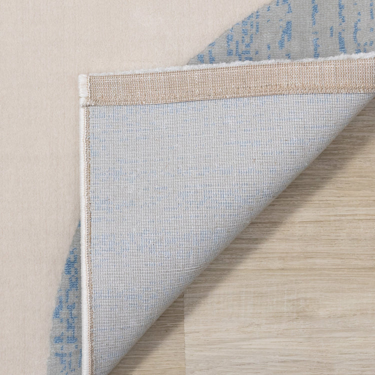 Belle Blue Grey Cream Shape Shifting Rug by Kalora Interiors