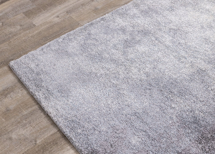 Breeze Grey Cream Blue Distressed Rug by Kalora Interiors