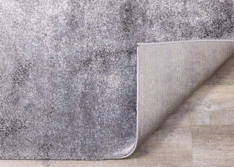 Breeze Grey Cream Blue Distressed Rug by Kalora Interiors