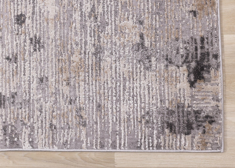 Chorus Grey Beige Concrete Jungle Rug by Kalora Interiors