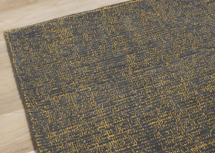 Dawson Yellow Grey Hand Tufted Rug by Kalora Interiors