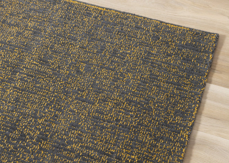 Dawson Yellow Grey Hand Tufted Rug by Kalora Interiors