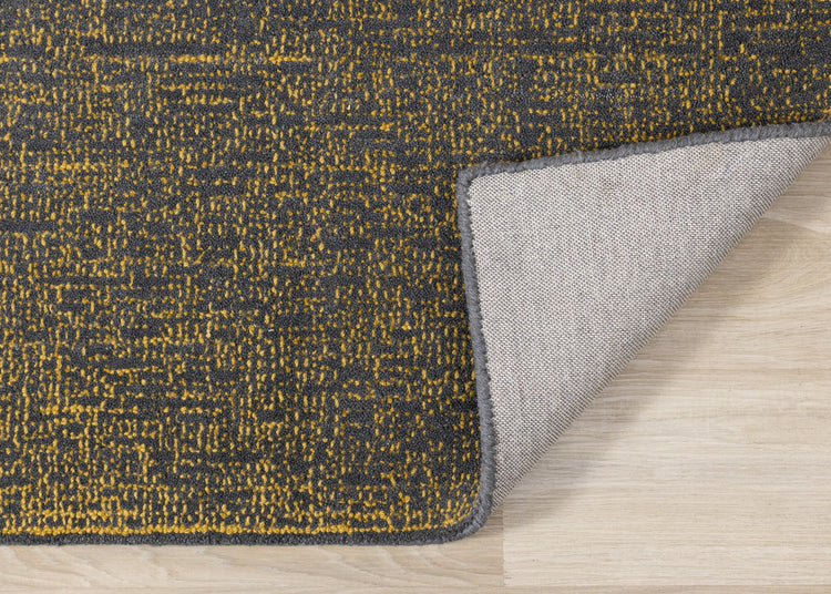 Dawson Yellow Grey Hand Tufted Rug by Kalora Interiors