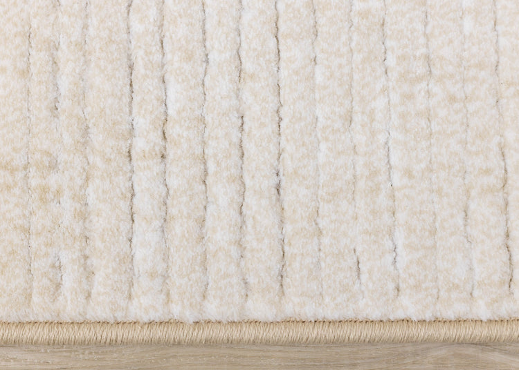 Ella Cream Carved Pile Plush Rug by Kalora Interiors