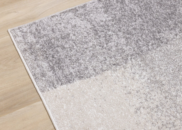 Focus Grey Soft Transition Rectangle Rug by Kalora Interiors