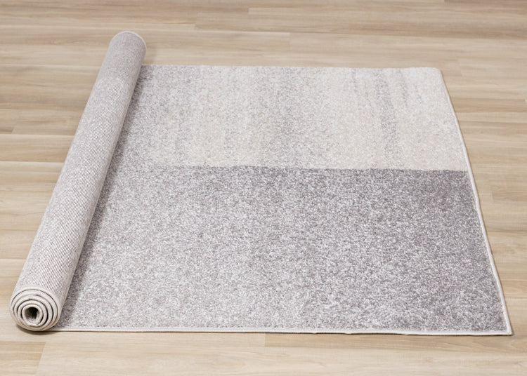 Focus Grey Soft Transition Rectangle Rug by Kalora Interiors