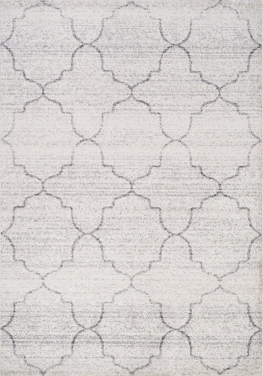 Focus Grey Ogee Rug by Kalora Interiors