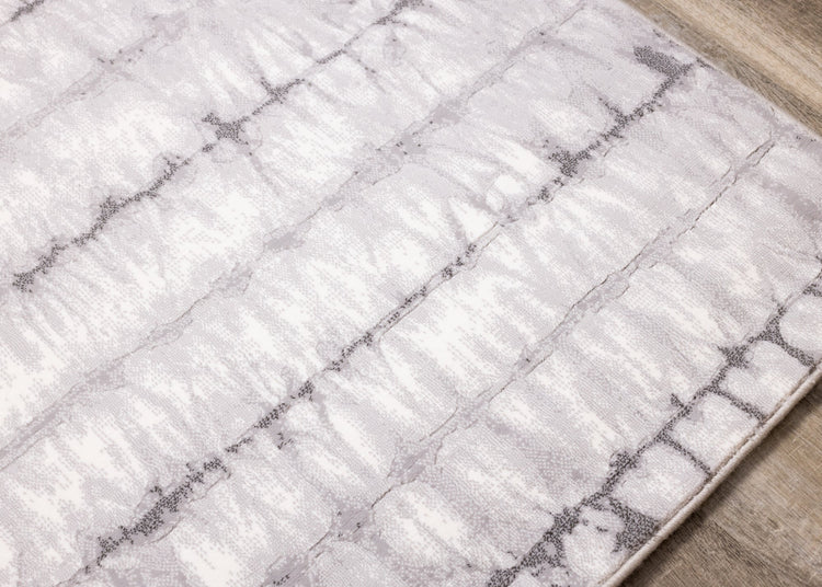 Alfombra Intrigue White Grey Faded Distressed de Kalora Interiors