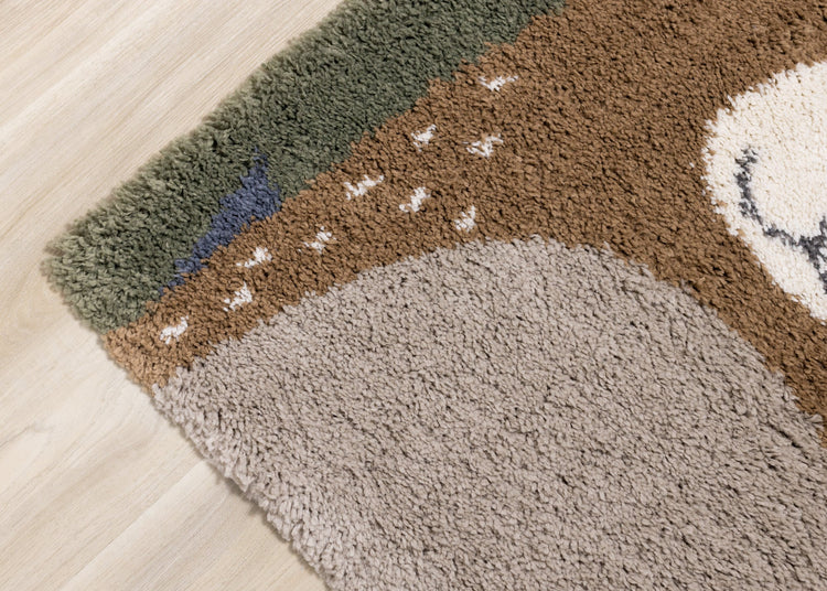 Kids Friendly Bear Area Rug by Kalora Interiors