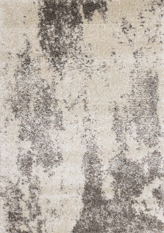 Alfombra de lujo abstracta marrón crema Lane de Kalora Interiors
