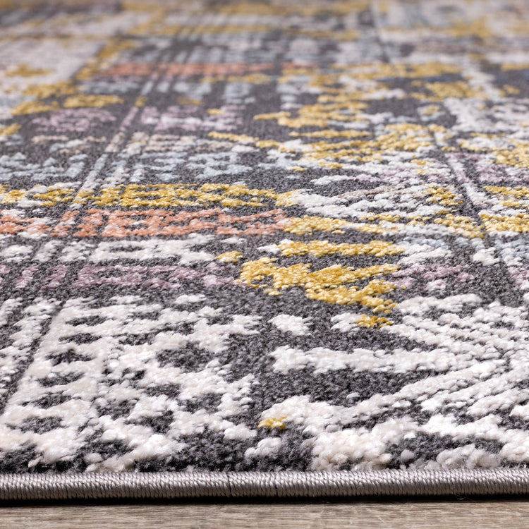 Lyric Distressed Abstract Design Rug by Kalora Interiors