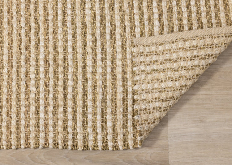 Naturals Beige Intricate Weave Rug by Kalora Interiors