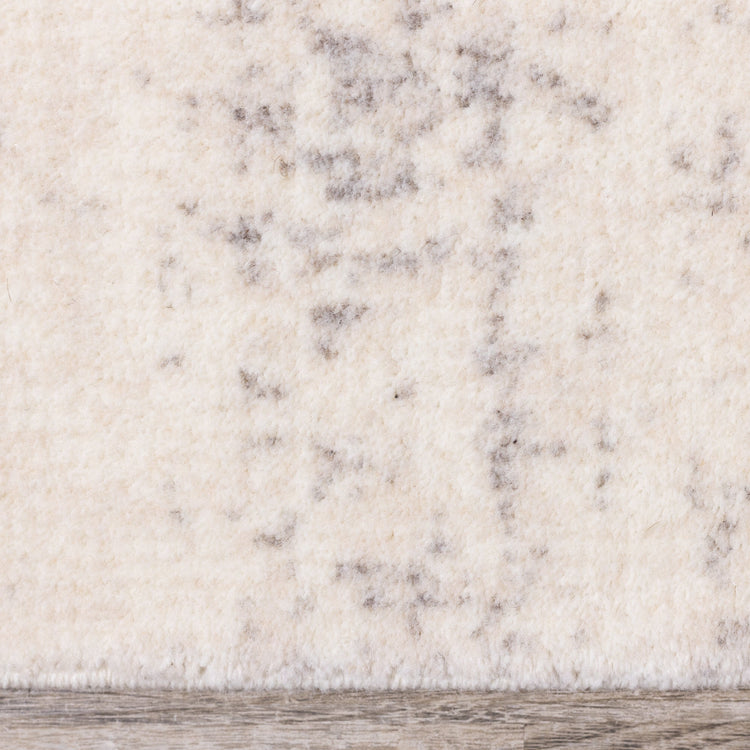 Nordic Cream Grey Subtle Abstract Rug by Kalora Interiors