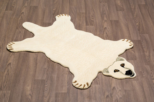 Polar Bear SAF-POL Hand Tufted Wool Area Rug By Viana Inc