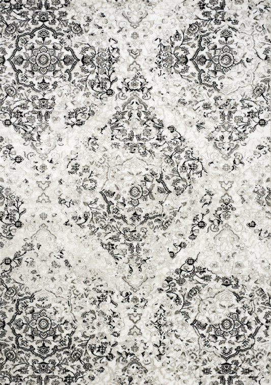 Paladin 3346_21 Elegante alfombra de damasco envejecido de Novelle Home
