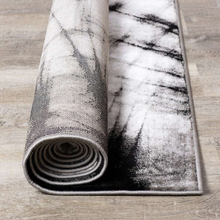 Platinum Grey Shatter Rug by Kalora Interiors
