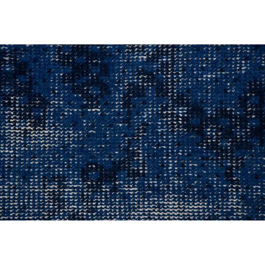 Alfombra de algodón y lana anudada a mano en azul cobalto Abigail RABI-30413 de Renwil