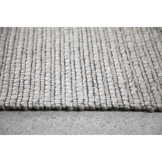 Bedford RBED-20171 Alfombra gris de lana tejida a mano de Renwil