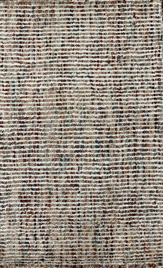 Lumina LUM-SB01-RSTIVY Hand Loomed Wool Viscose Rust Ivory Area Rug By Viana Inc