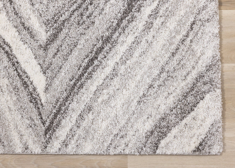 Alfombra Paragon sombreada en gris crema Sable de Kalora Interiors