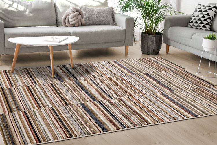 Samira Striped Rug by Kalora Interiors