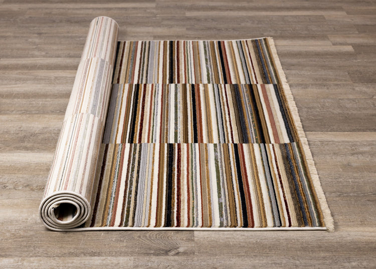 Samira Striped Rug by Kalora Interiors