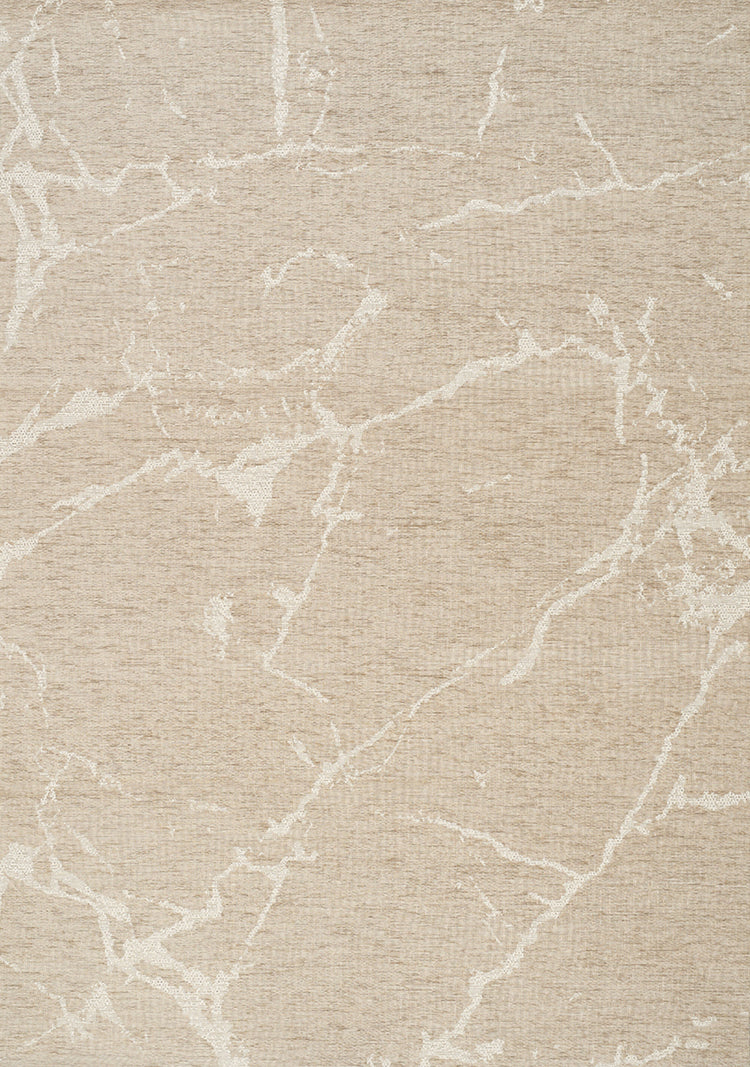 Ventura 7771_H819 Beige Crema Demarcation Alfombra interior exterior de Novelle Home