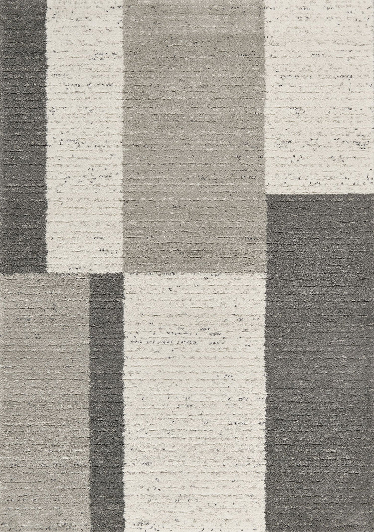 Alfombra rectangular en gris crema Ravine de Kalora Interiors