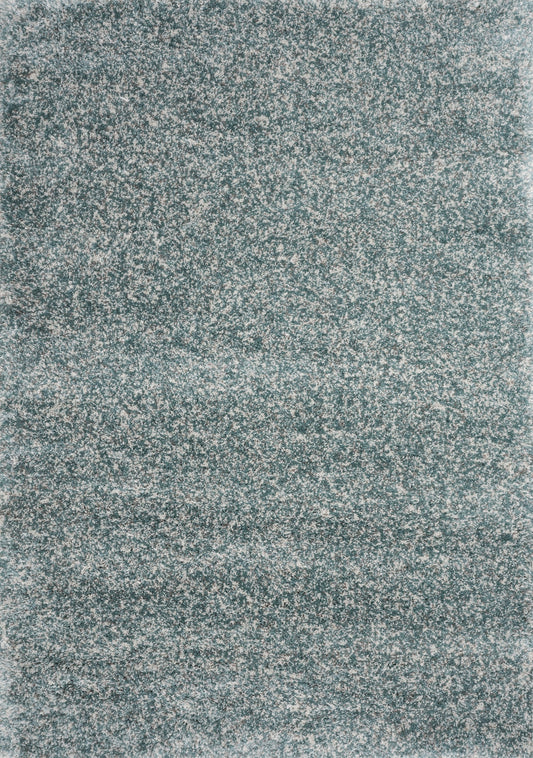 Maroq Blue Grey Cream Shag Rug by Kalora Interiors