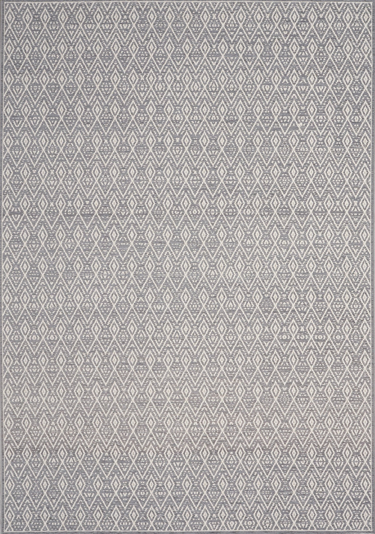 Alfombra tribal gris crema para interior/exterior Vista de Kalora Interiors