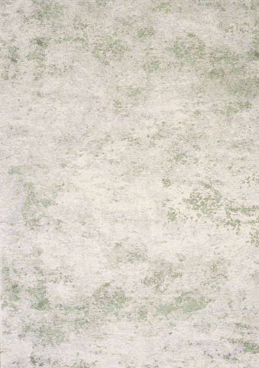 Alfombra de área envejecida en verde menta de Kalora Interiors